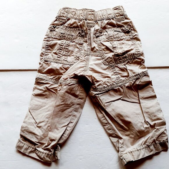 L.O.G.G. H&M Boys Pants Khaki Elastic Waist Pull On 12-18 Months - Picture 6 of 8